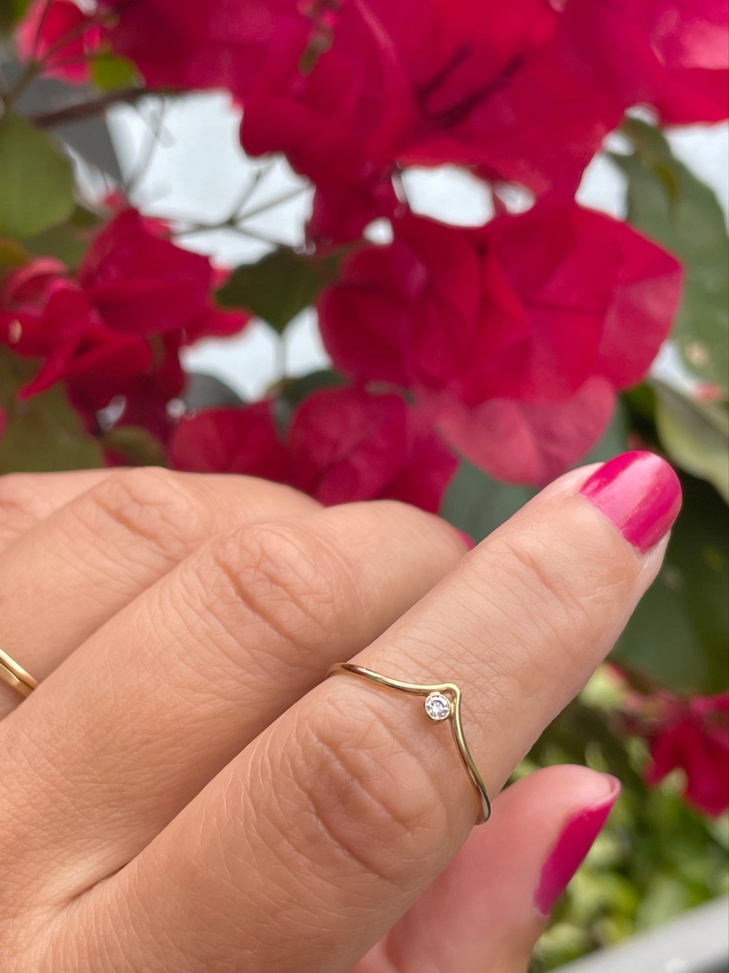 Chevron Radiant Ring