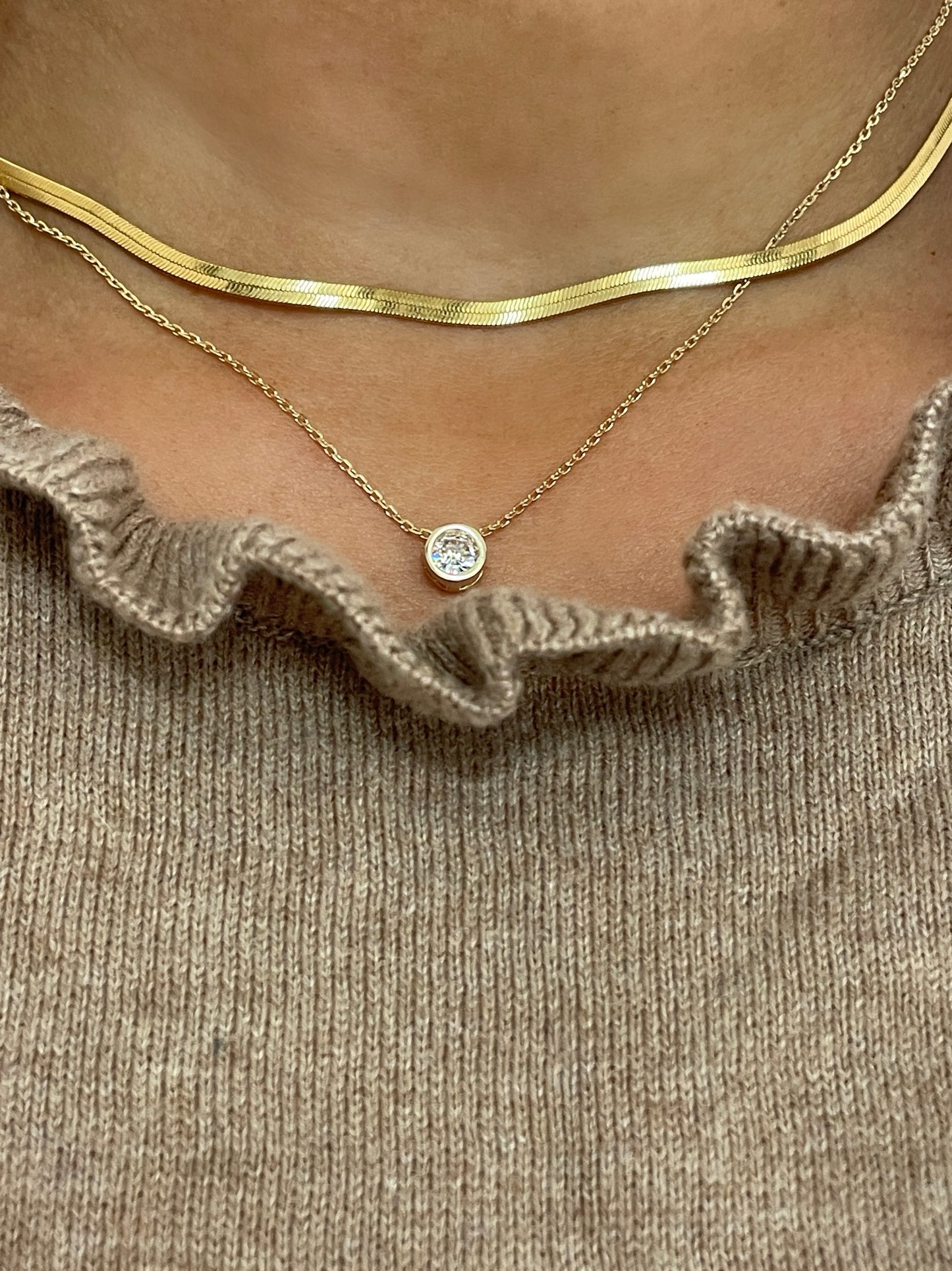 Solitaire Necklace