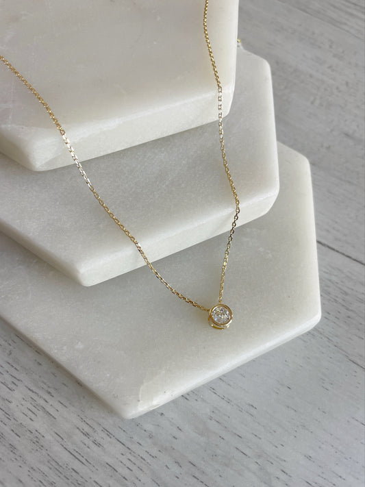 Solitaire Necklace