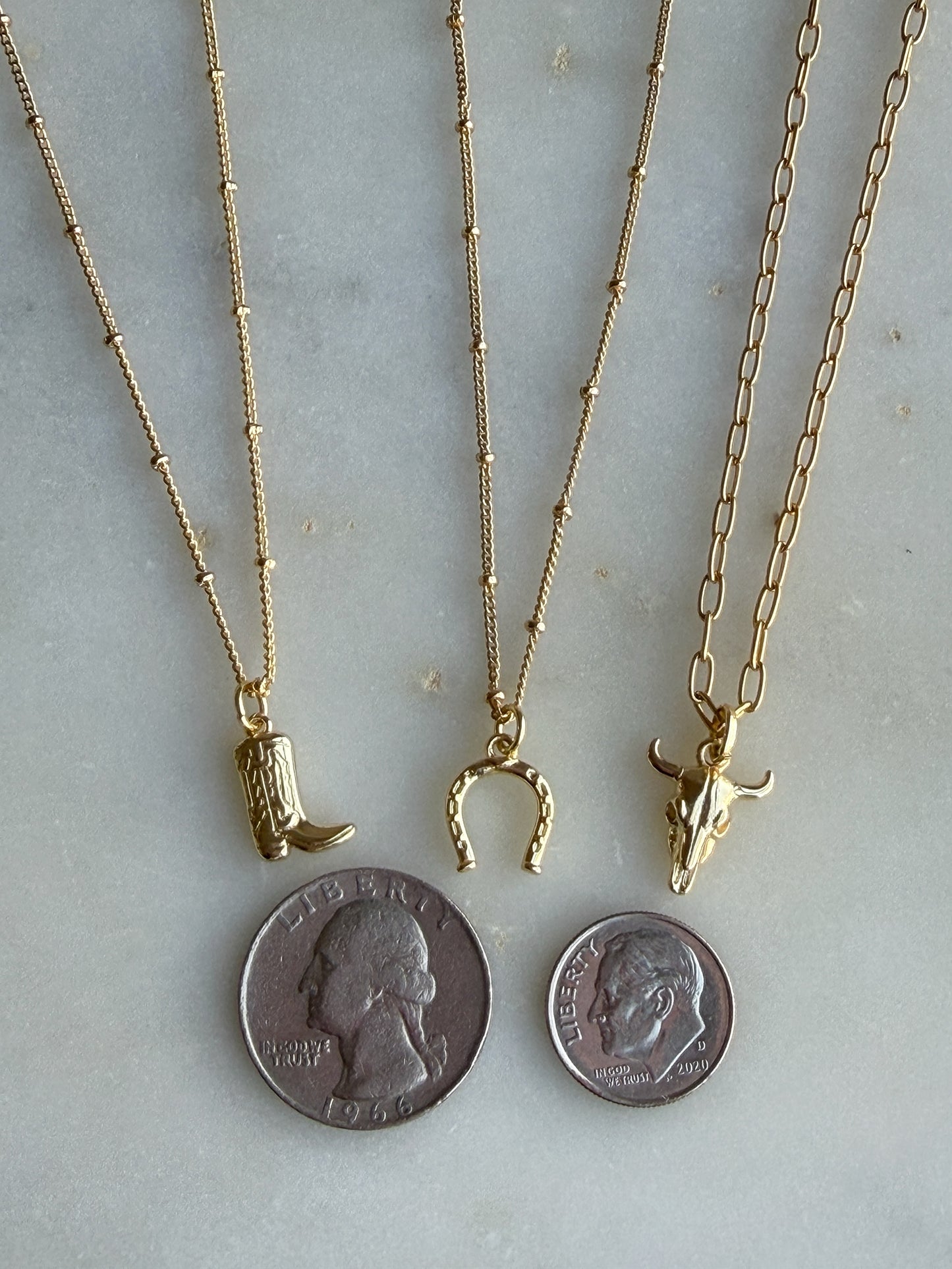 Western Skull Necklace