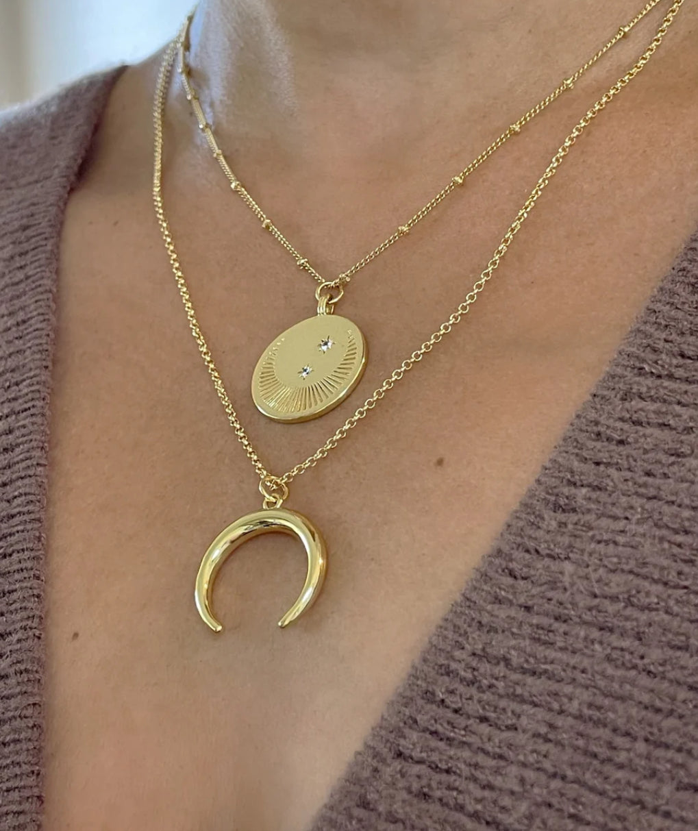 Moonlight Medallion Necklace