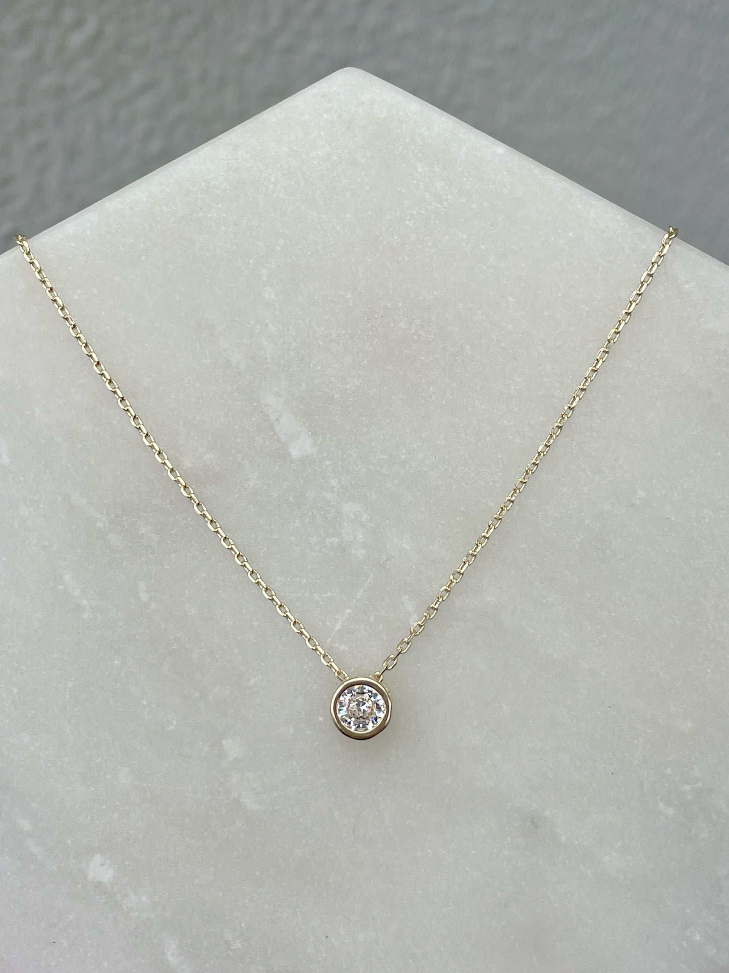 Solitaire Necklace