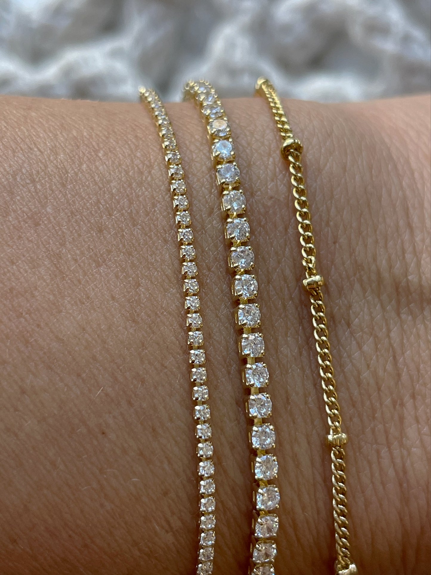 Mid Size Tennis Bracelet