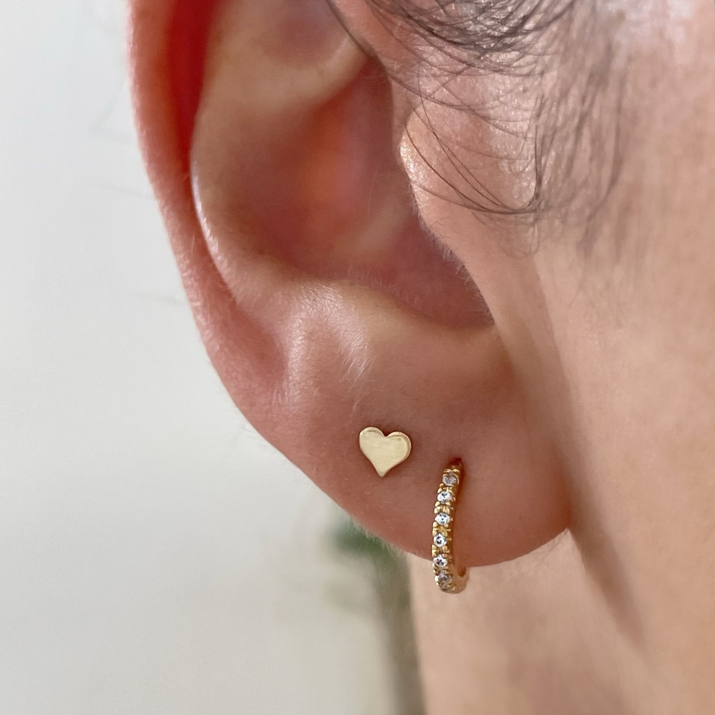 Micro Stud Earrings (Star, Moon, Heart)