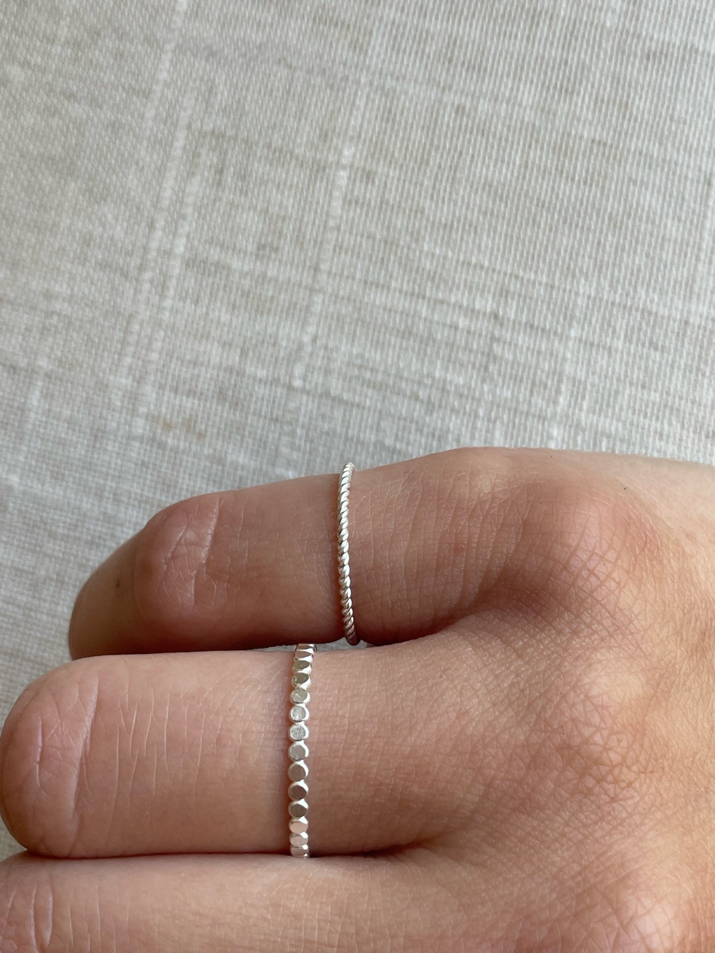Twist Ring Silver