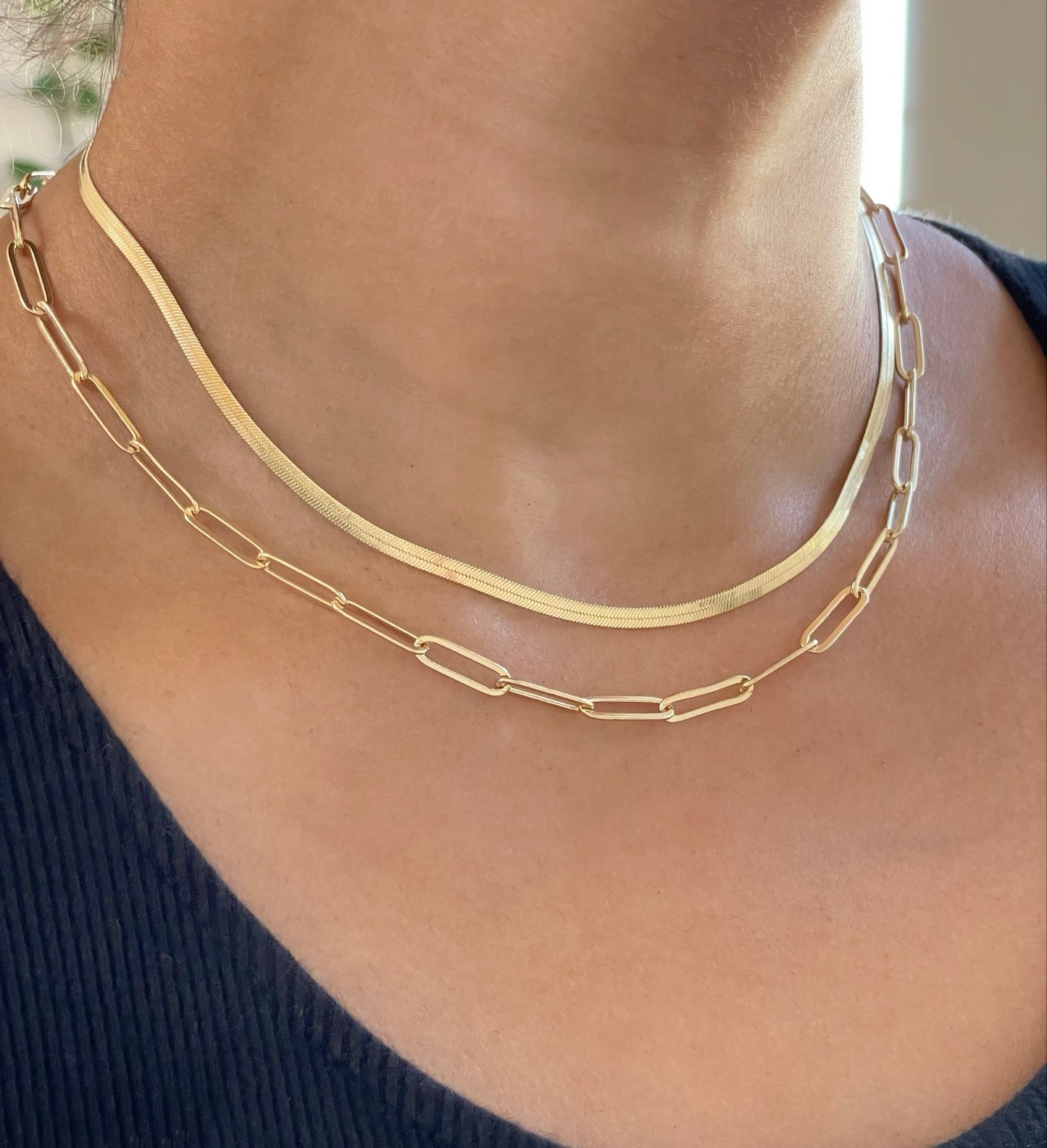 Full Size Paperclip Necklace