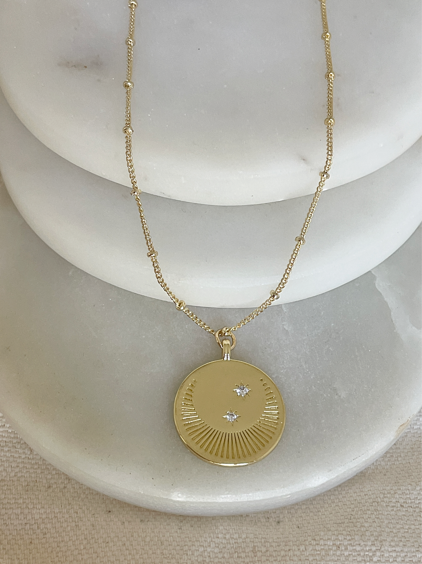 Moonlight Medallion Necklace