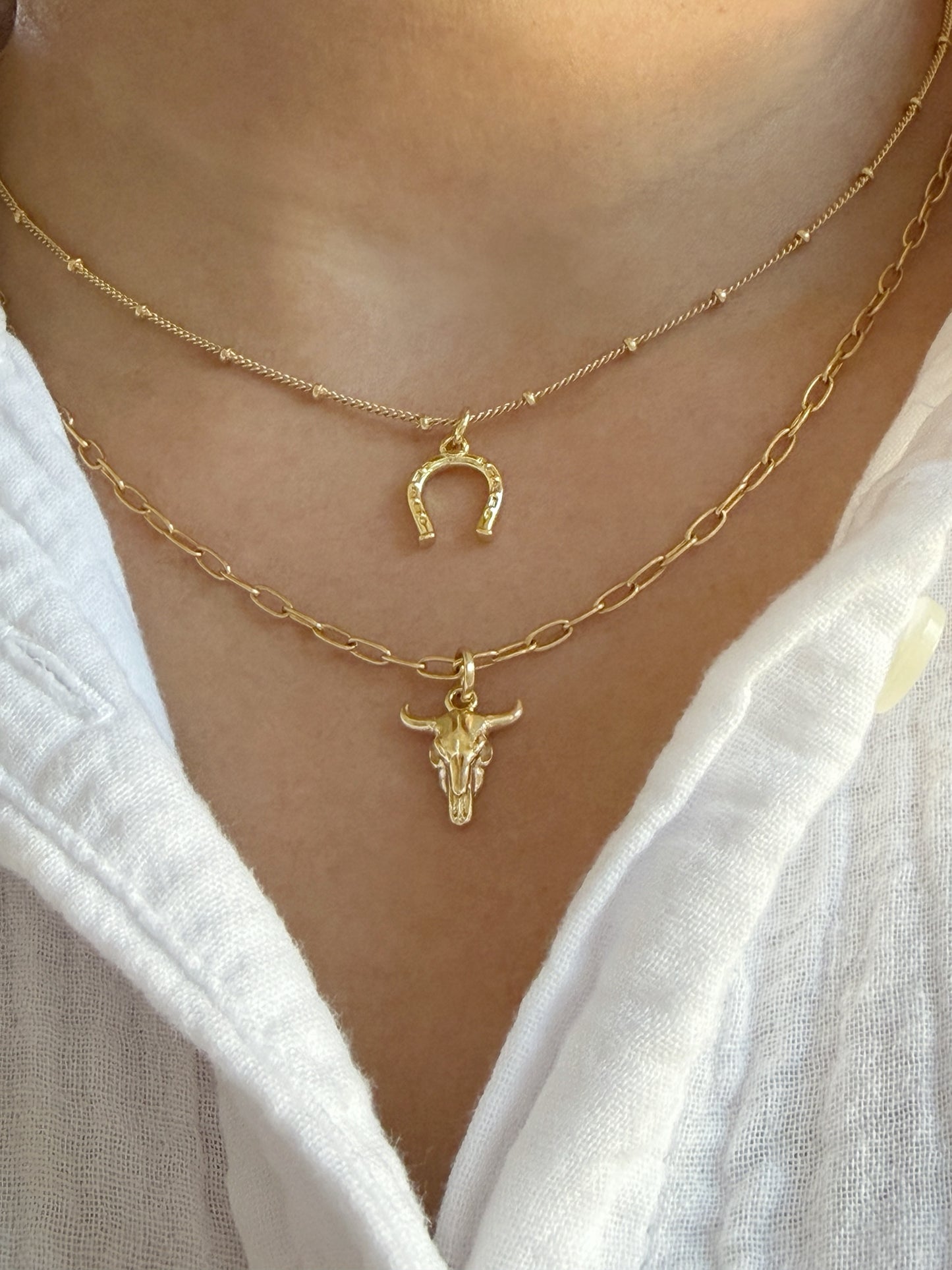 Western Skull Necklace