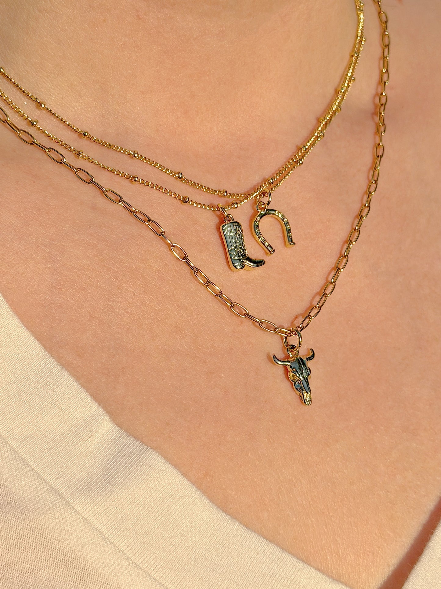 Western Skull Necklace