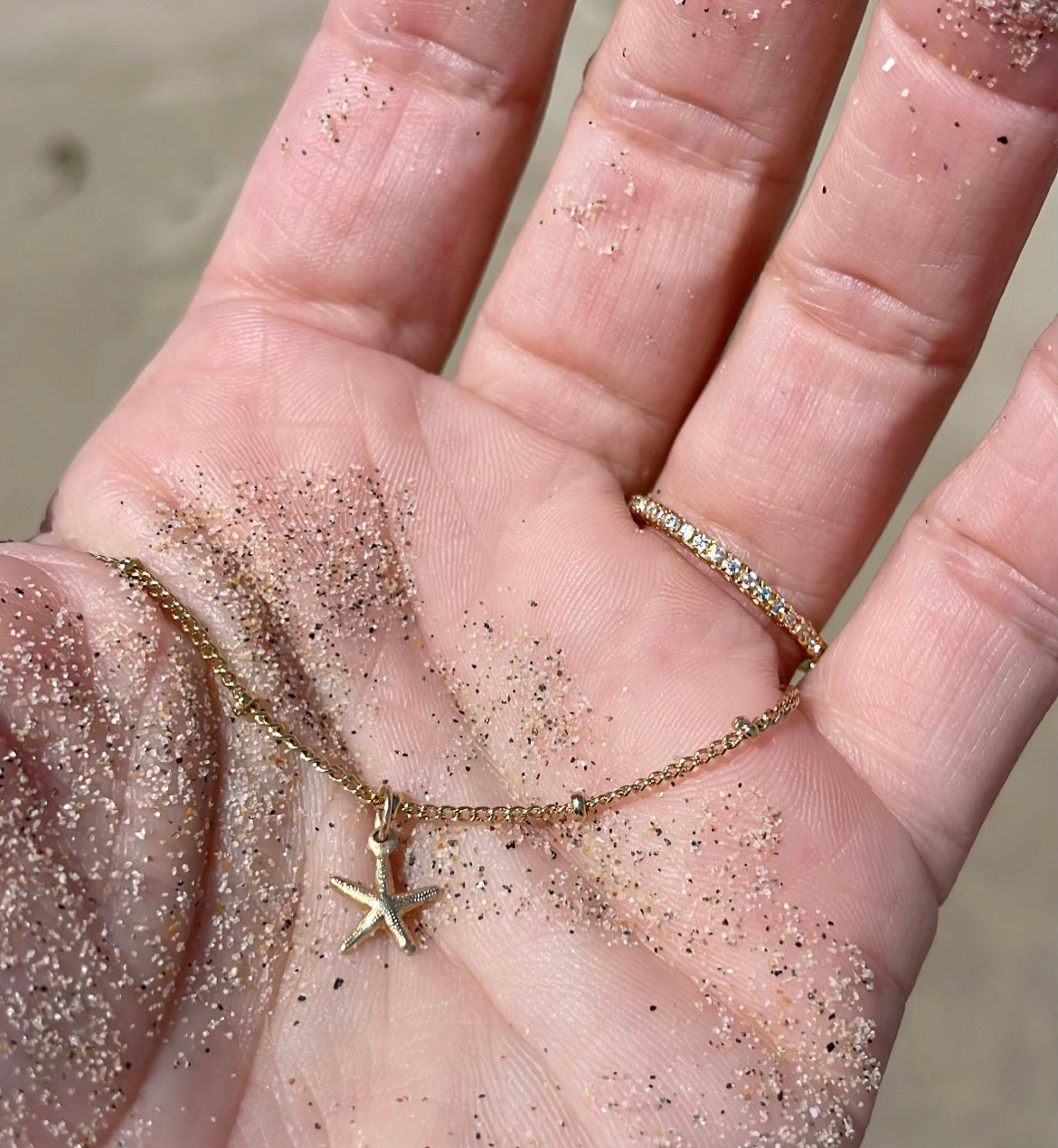 Starfish Anklet