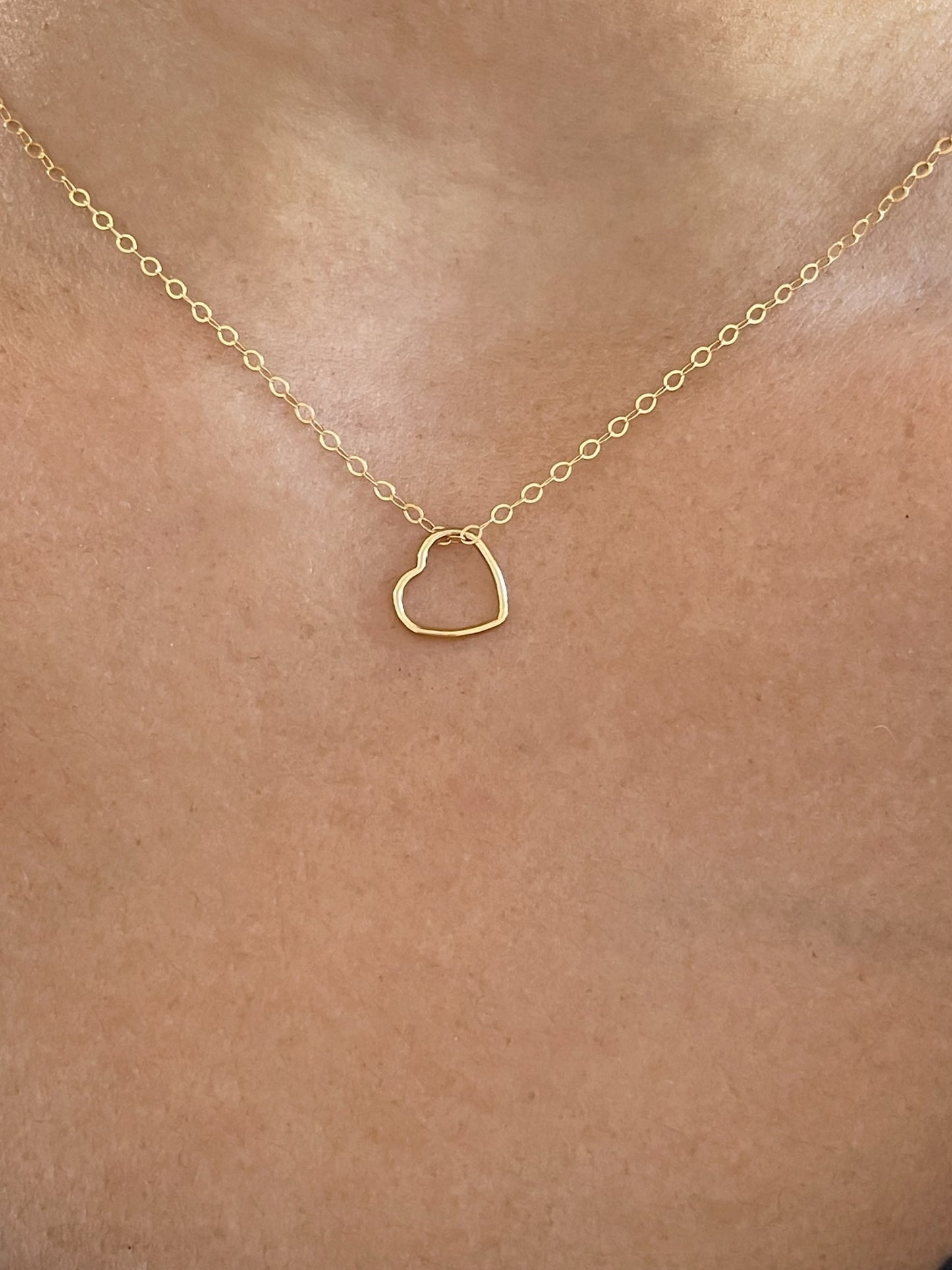 Open Heart Necklace