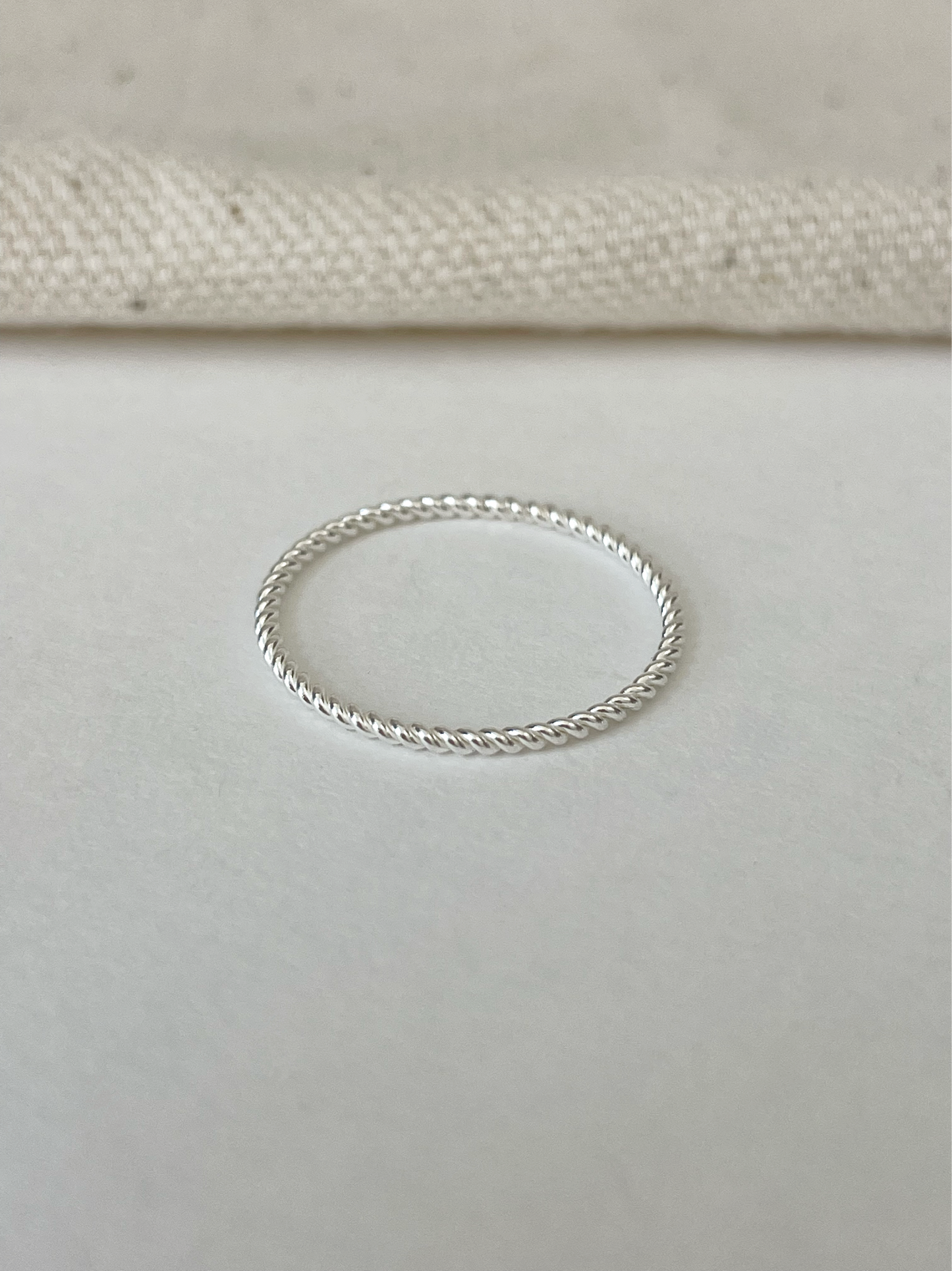 Twist Ring Silver