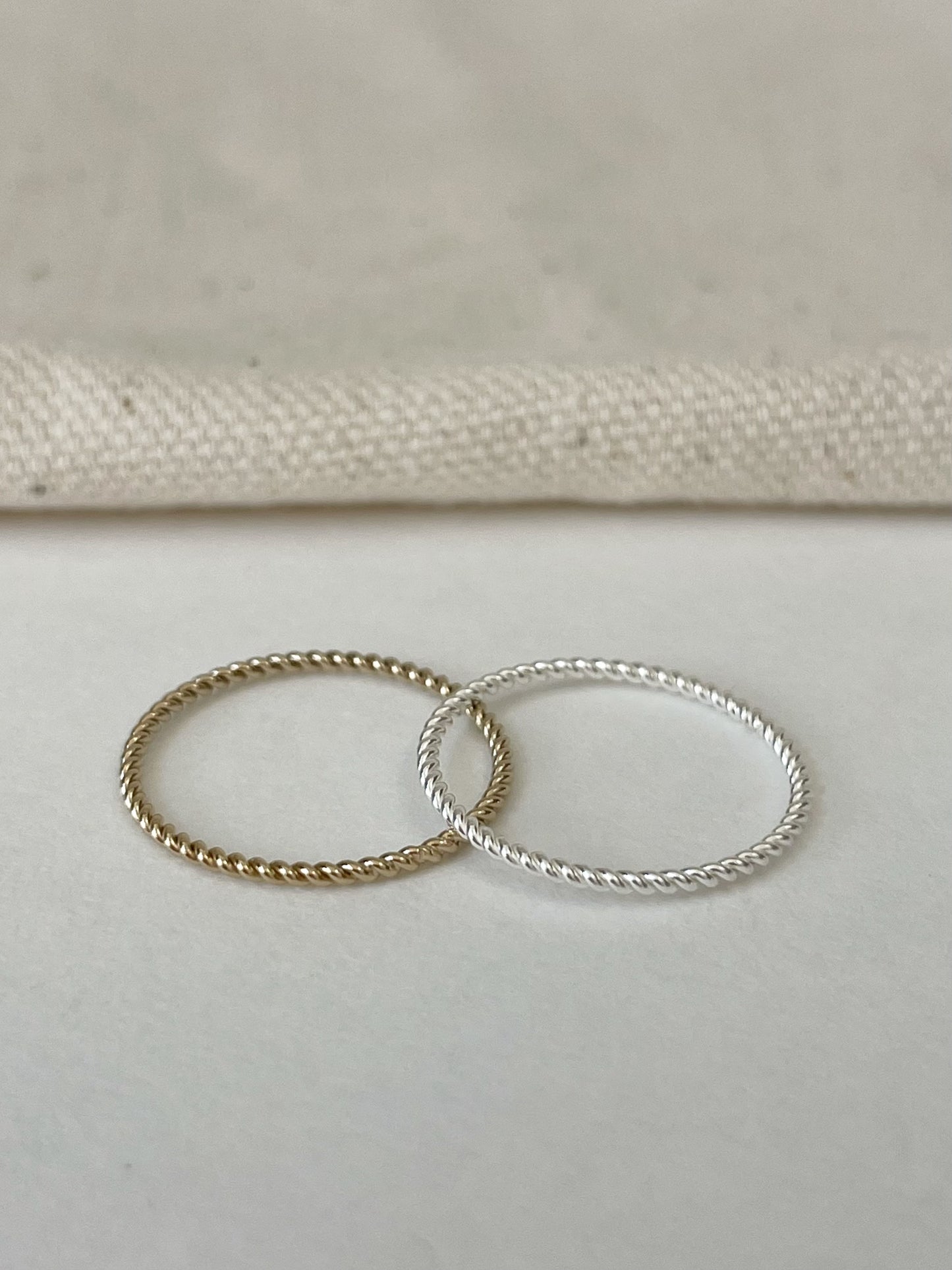 Twist Ring Silver