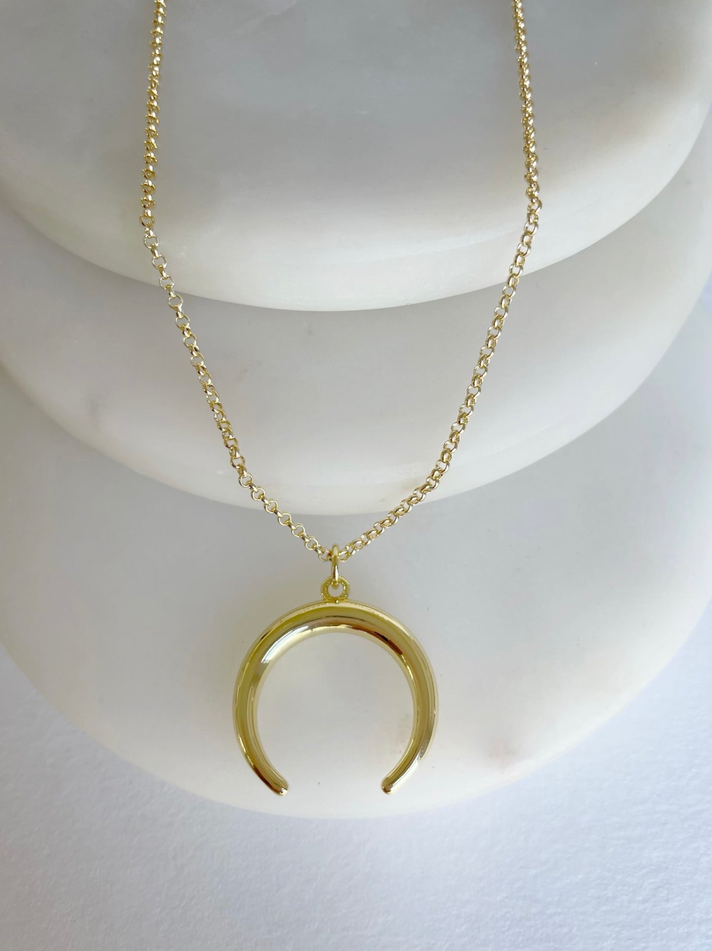 Crescent Horn Necklace